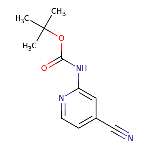 2-(Boc-amino)-4-cyanopyridine