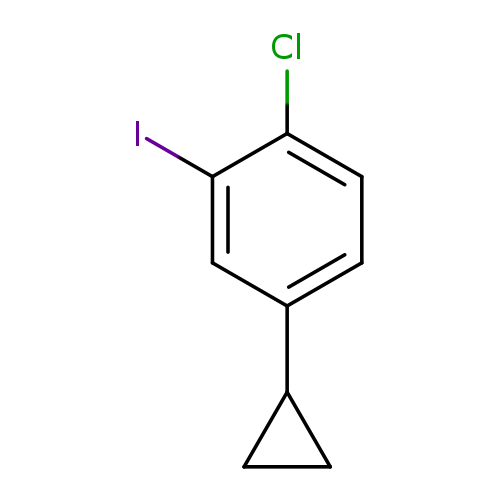 1-chloro-4-cyclopropyl-2-iodobenzene