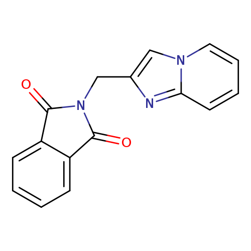2-({imidazo[1,2-a]pyridin-2-yl}methyl)-2,3-dihydro-1H-isoindole-1,3-dione