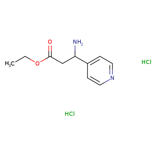 Ethyl 3-amino-3-(pyridin-4-yl)propanoate dihydrochloride