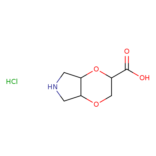 hexahydro-2H-[1,4]dioxino[2,3-c]pyrrole-2-carboxylicacidhydrochloride,Mixtureofdiastereomers