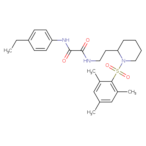 N'-(4-ethylphenyl)-N-{2-[1-(2,4,6-trimethylbenzenesulfonyl)piperidin-2-yl]ethyl}ethanediamide