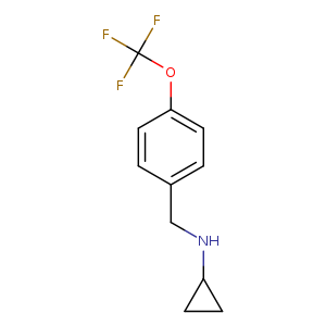 N-{[4-(trifluoromethoxy)phenyl]methyl}cyclopropanamine