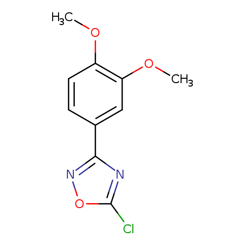 5-chloro-3-(3,4-dimethoxyphenyl)-1,2,4-oxadiazole