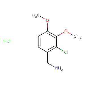 (2-chloro-3,4-dimethoxyphenyl)methanamine hydrochloride