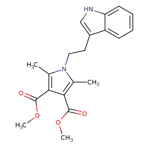 Dimethyl 1-[2-(1h-indol-3-yl)ethyl]-2,5-dimethyl-1h-pyrrole-3,4-dicarboxylate