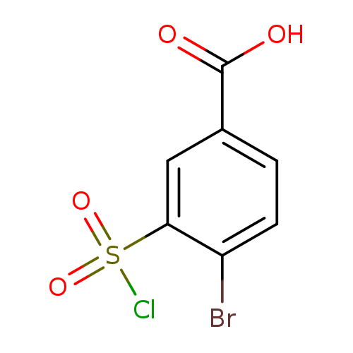 4-BROMO-3-CHLOROSULFONYL-BENZOIC ACID