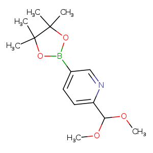 Pyridine, 2-(dimethoxymethyl)-5-(4,4,5,5-tetramethyl-1,3,2-dioxaborolan-2-yl)-