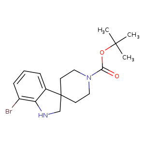 tert-Butyl 7-bromospiro[indoline-3,4'-piperidine]-1'-carboxylate
