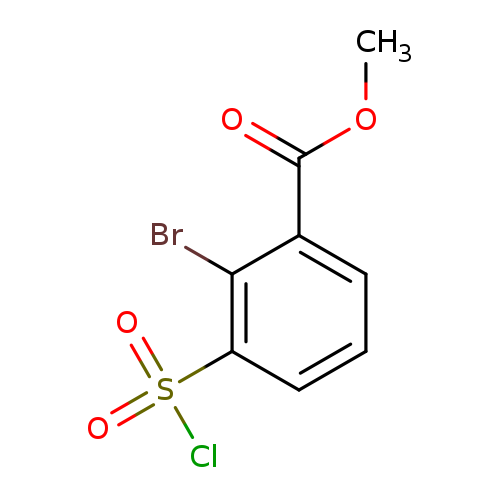 methyl 2-bromo-3-(chlorosulfonyl)benzoate