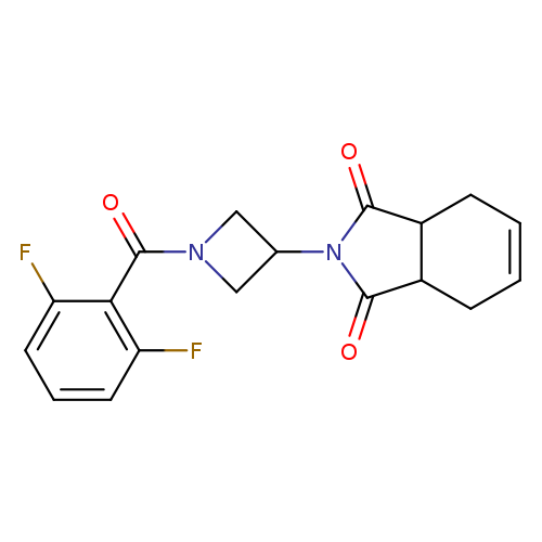 2-[1-(2,6-difluorobenzoyl)azetidin-3-yl]-2,3,3a,4,7,7a-hexahydro-1H-isoindole-1,3-dione