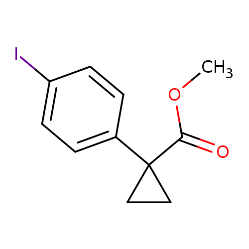 methyl 1-(4-iodophenyl)cyclopropane-1-carboxylate