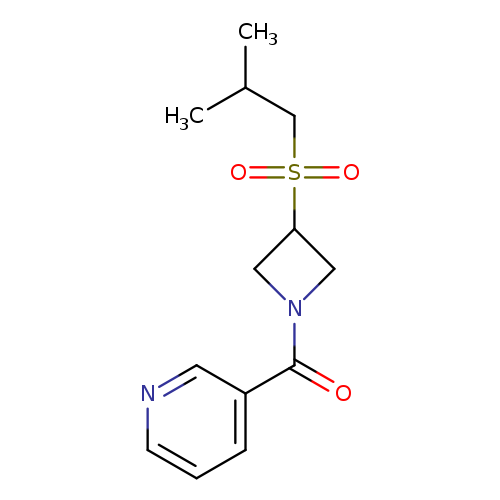 3-[3-(2-methylpropanesulfonyl)azetidine-1-carbonyl]pyridine