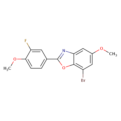 7-Bromo-2-(3-fluoro-4-methoxyphenyl)-5-methoxy-1,3-benzoxazole