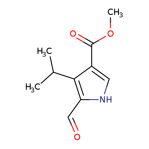 methyl 5-formyl-4-(propan-2-yl)-1H-pyrrole-3-carboxylate