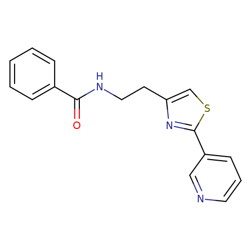 N-{2-[2-(pyridin-3-yl)-1,3-thiazol-4-yl]ethyl}benzamide