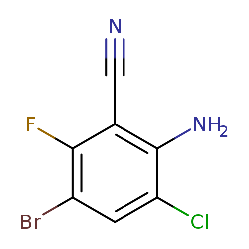 2-Amino-5-bromo-3-chloro-6-fluorobenzonitrile