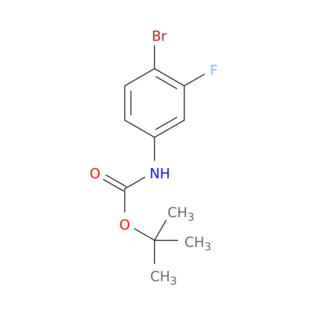 tert-Butyl (4-bromo-3-fluorophenyl)carbamate