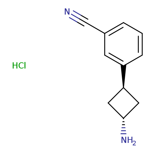 3-((1r,3r)-3-aminocyclobutyl)benzonitrile hydrochloride