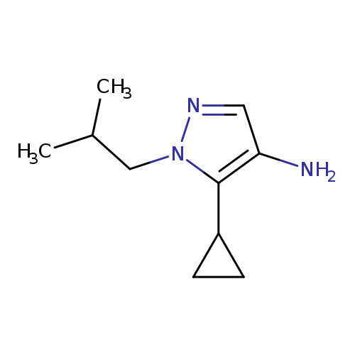 5-cyclopropyl-1-(2-methylpropyl)-1H-pyrazol-4-amine