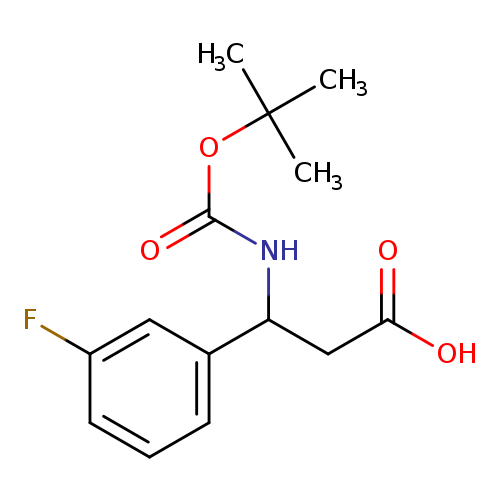 3-((TERT-BUTOXYCARBONYL)AMINO)-3-(3-FLUOROPHENYL)PROPANOIC ACID