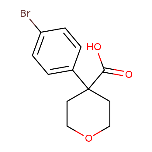 4-(4-Bromophenyl)oxane-4-carboxylic acid