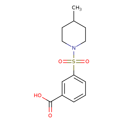 3-[(4-Methylpiperidin-1-yl)sulfonyl]benzoic acid