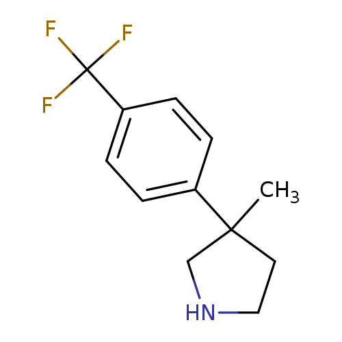 3-methyl-3-[4-(trifluoromethyl)phenyl]pyrrolidine