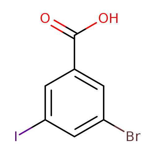 Benzoic acid, 3-​bromo-​5-​iodo-