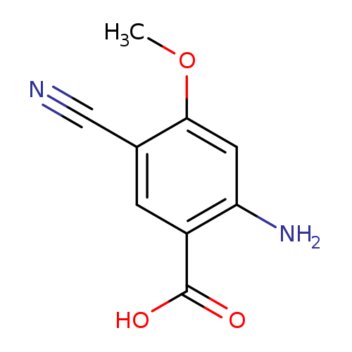 2-amino-5-cyano-4-methoxybenzoic acid