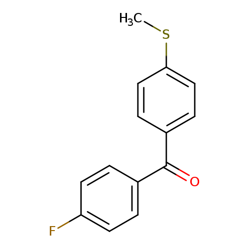 (4-fluorophenyl)(4-(methylthio)phenyl)methanone