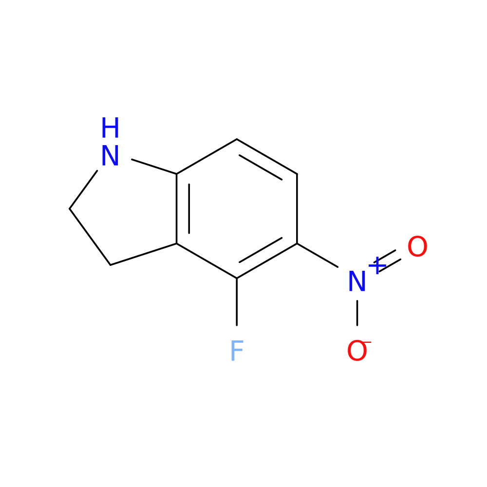 4-Fluoro-5-nitro-2,3-dihydro-1H-indole