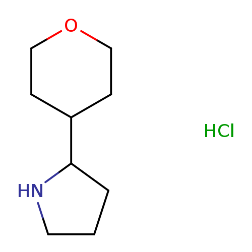 2-(oxan-4-yl)pyrrolidine hydrochloride