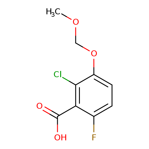 2-Chloro-6-fluoro-3-(methoxymethoxy)benzoic acid