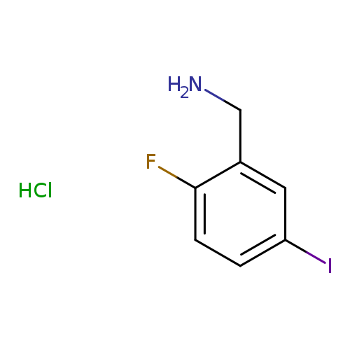 (2-fluoro-5-iodophenyl)methanamine hydrochloride