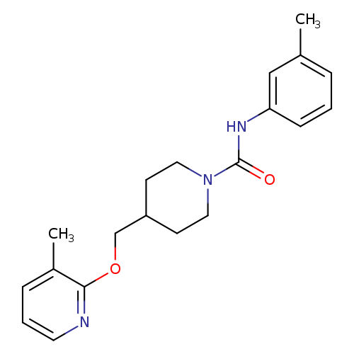 N-(3-methylphenyl)-4-{[(3-methylpyridin-2-yl)oxy]methyl}piperidine-1-carboxamide