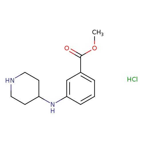 methyl 3-[(piperidin-4-yl)amino]benzoate hydrochloride