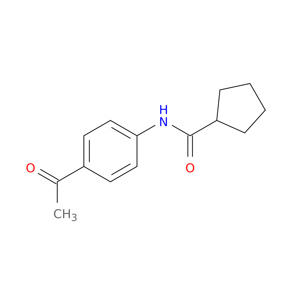 N-(4-Acetylphenyl)cyclopentanecarboxamide