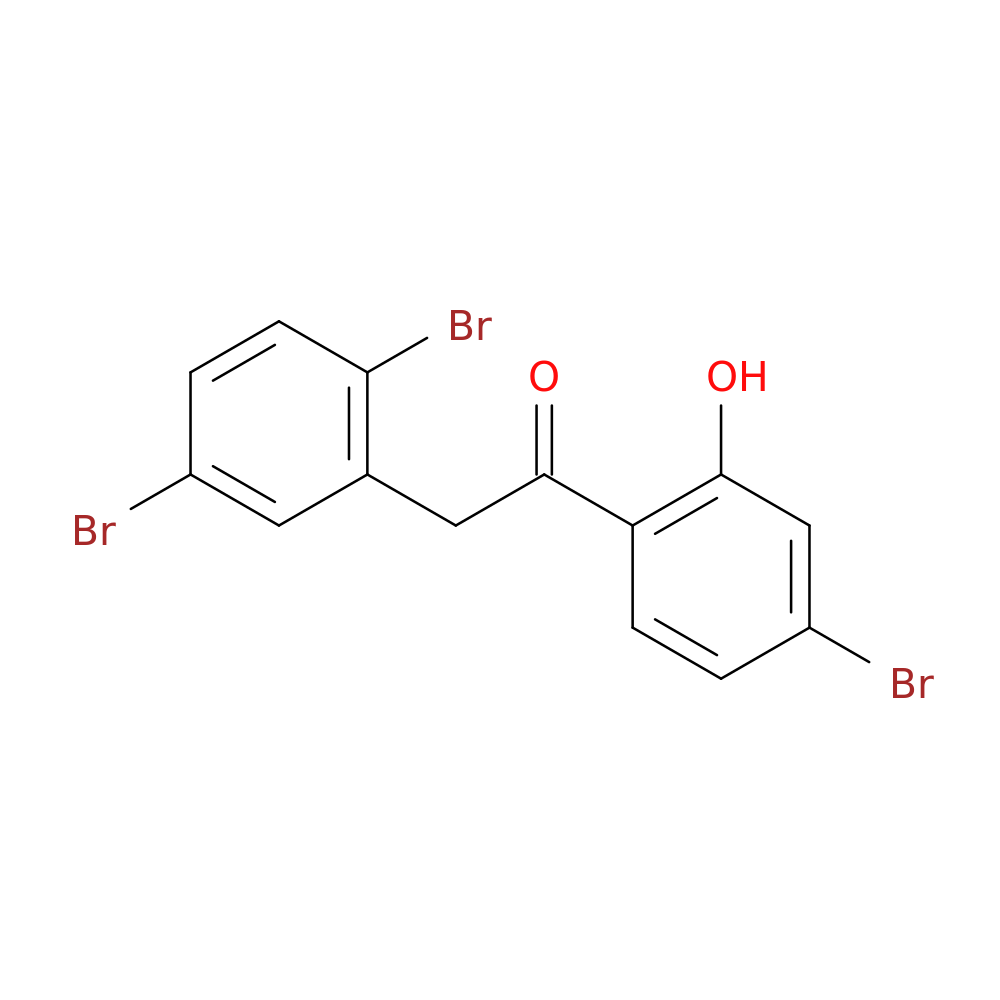 1-(4-Bromo-2-hydroxyphenyl)-2-(2,5-dibromophenyl)ethanone