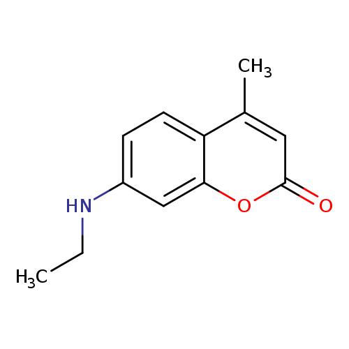 2H-1-Benzopyran-2-one, 7-(ethylamino)-4-methyl-
