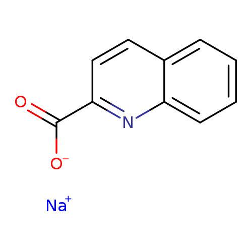 2-Quinolinecarboxylic acid, sodium salt (1:1)