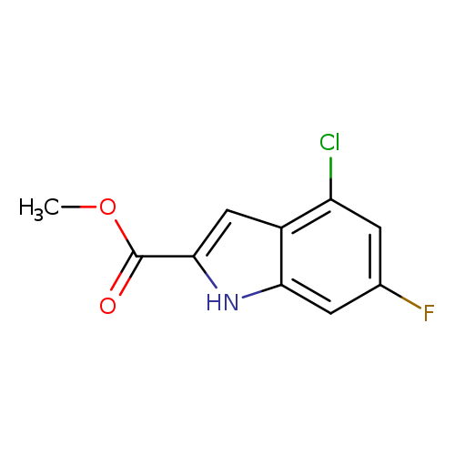 Methyl4-chloro-6-fluoro-1H-indole-2-carboxylate