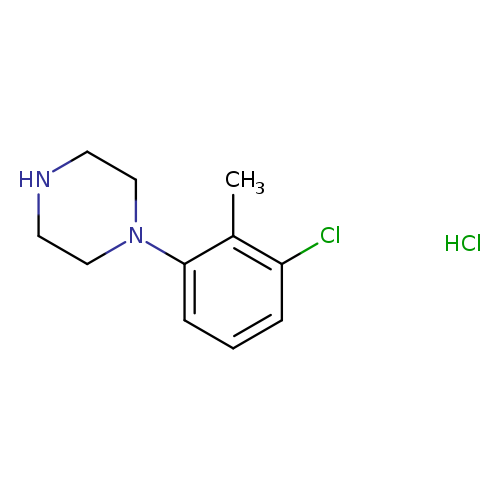 Piperazine, 1-(3-chloro-2-methylphenyl)-, hydrochloride (1:1)