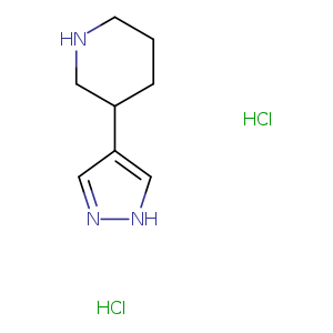 3-(1H-pyrazol-4-yl)piperidine dihydrochloride