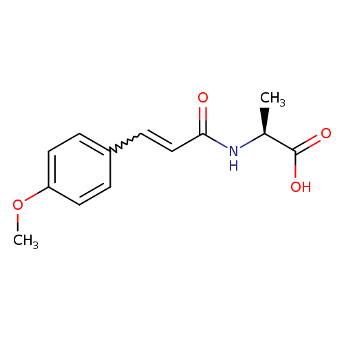 (2S)-2-[3-(4-methoxyphenyl)prop-2-enamido]propanoic acid