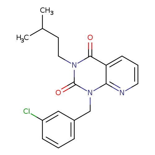 1-[(3-chlorophenyl)methyl]-3-(3-methylbutyl)-1H,2H,3H,4H-pyrido[2,3-d]pyrimidine-2,4-dione