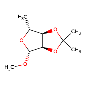 β-​D-​Ribofuranoside, methyl 5-​deoxy-​2,​3-​O-​(1-​methylethylidene)​-