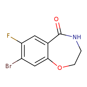8-bromo-7-fluoro-2,3,4,5-tetrahydro-1,4-benzoxazepin-5-one