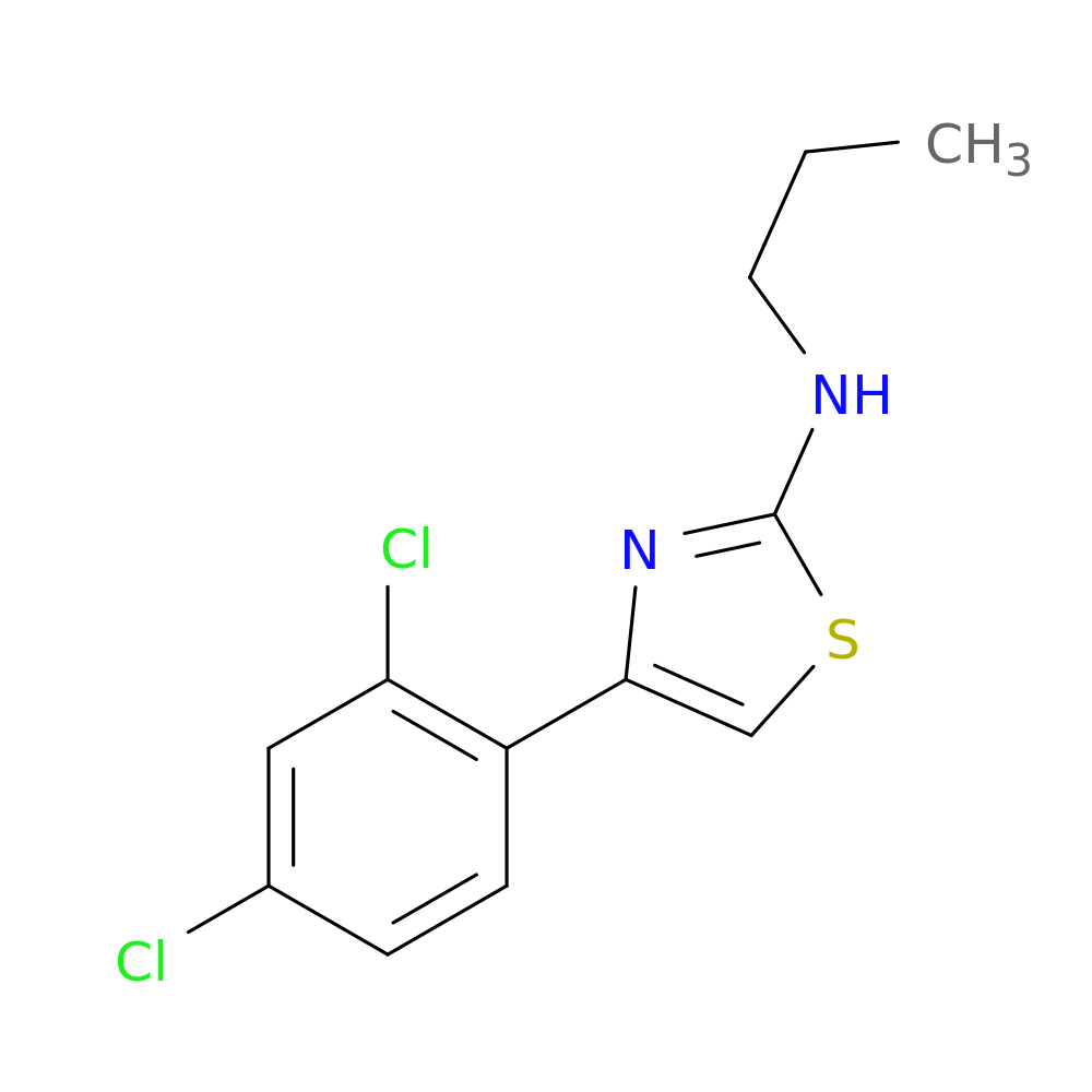 4-(2,4-dichlorophenyl)-N-propyl-1,3-thiazol-2-amine