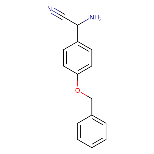 2-amino-2-[4-(benzyloxy)phenyl]acetonitrile